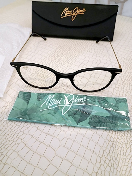 Brand New 100% Authentic Maui Jim C2413 2M Eyeglasses Black 48mm Unisex main image 6